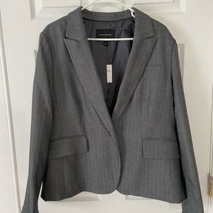 New Banana Republic Blazer Heather Gray